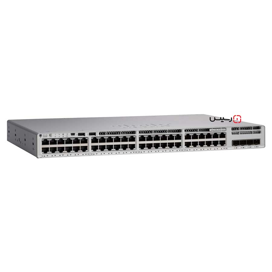 سوئیچ 48 پورت سیسکو POE+ ظرفیت حافظه رم 2 گیگا بایت سوئیچ مدیریتی لایه دو ظرفیت حافظه فلش 4 گیگا بایت پورت mini USB فعالیت در لایه 3 شبکه و میتواند با لایه 2 یا 3 ارتباط برقرار کند
