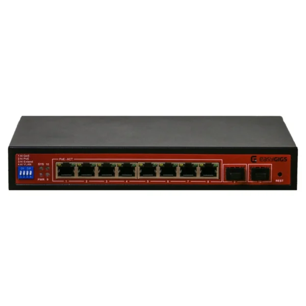 سوئیچ  EG-SWU-2451-10GP PoE هوشمند ایزی گیگز